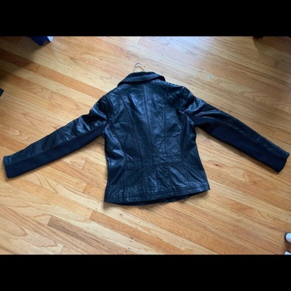 Michael Kors Leather Jacket - Picture 2 of 7